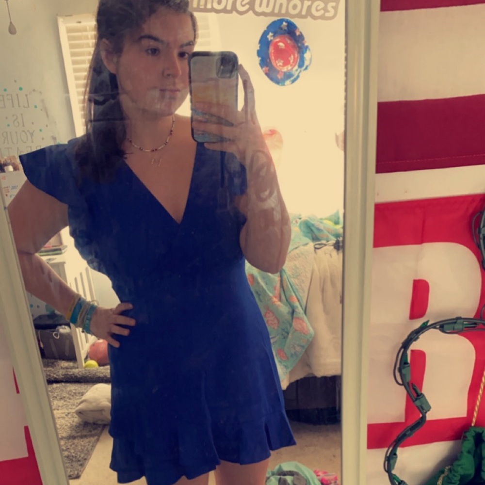 Formal royal blue dress